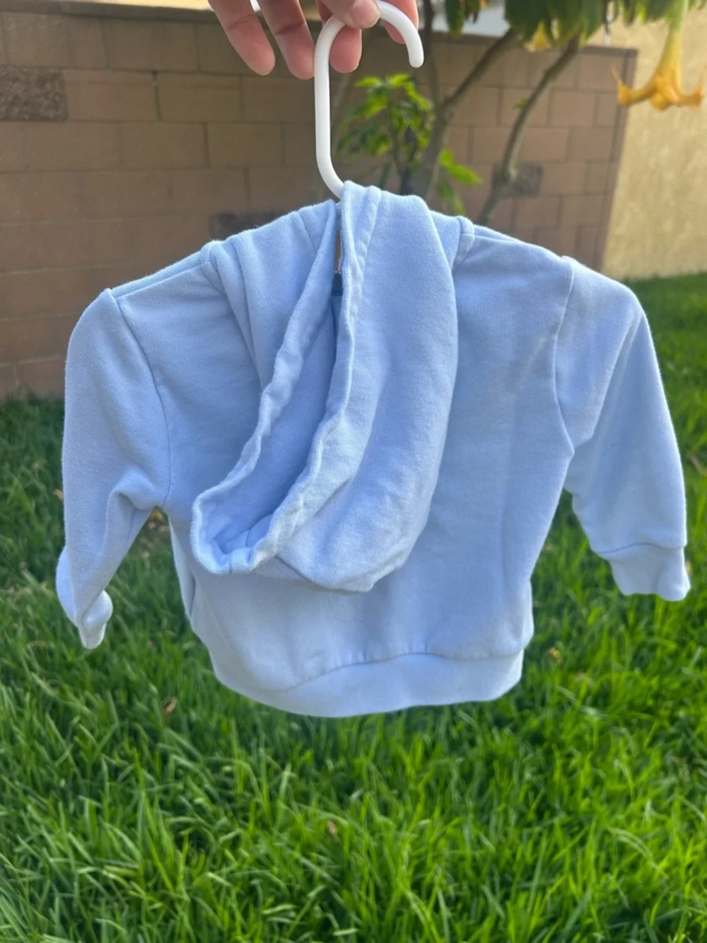 Ralph Lauren Light Blue Kids Zip Hoodie